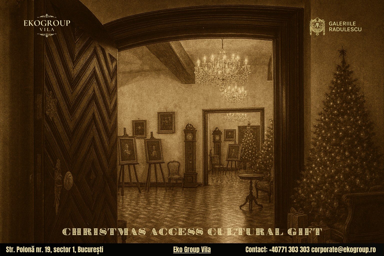 Cadou de Crăciun inedit: o călătorie culturală la expoziția Crăciunul anilor ’30 de la Eko Group Vila 5 Cadou de Crăciun inedit: o călătorie culturală la expoziția Crăciunul anilor ’30 de la Eko Group Vila