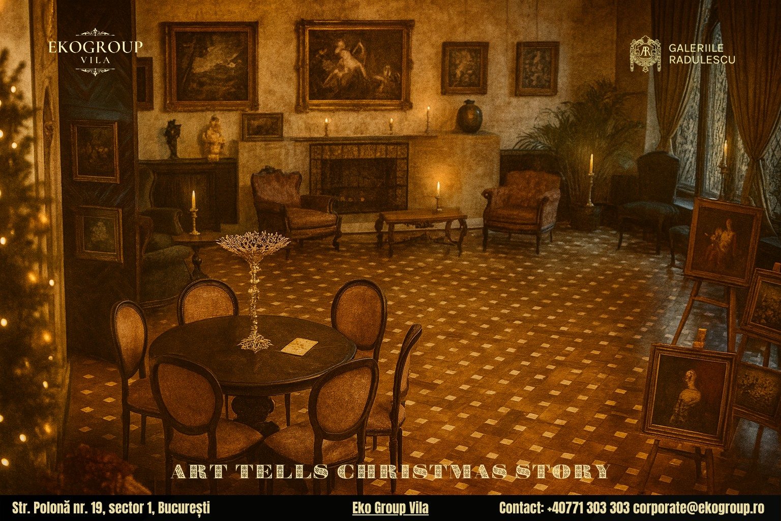 Povestea Crăciunului în anii ’30: o călătorie artistică și istorică la Eko Group Vila 4 Povestea Crăciunului în anii ’30: o călătorie artistică și istorică la Eko Group Vila