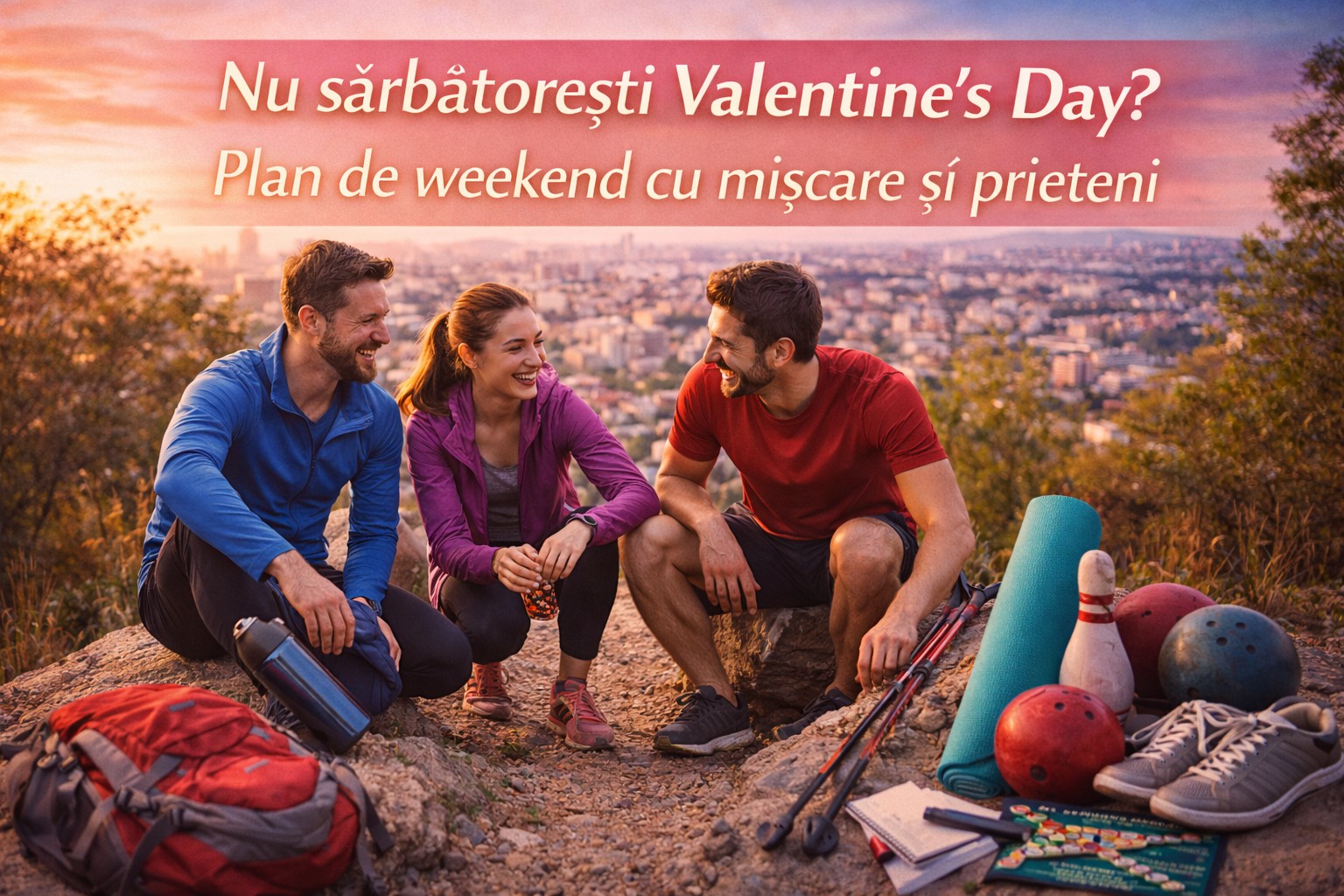 Nu sărbătorești Valentine’s Day? Plan de weekend cu mișcare și prieteni